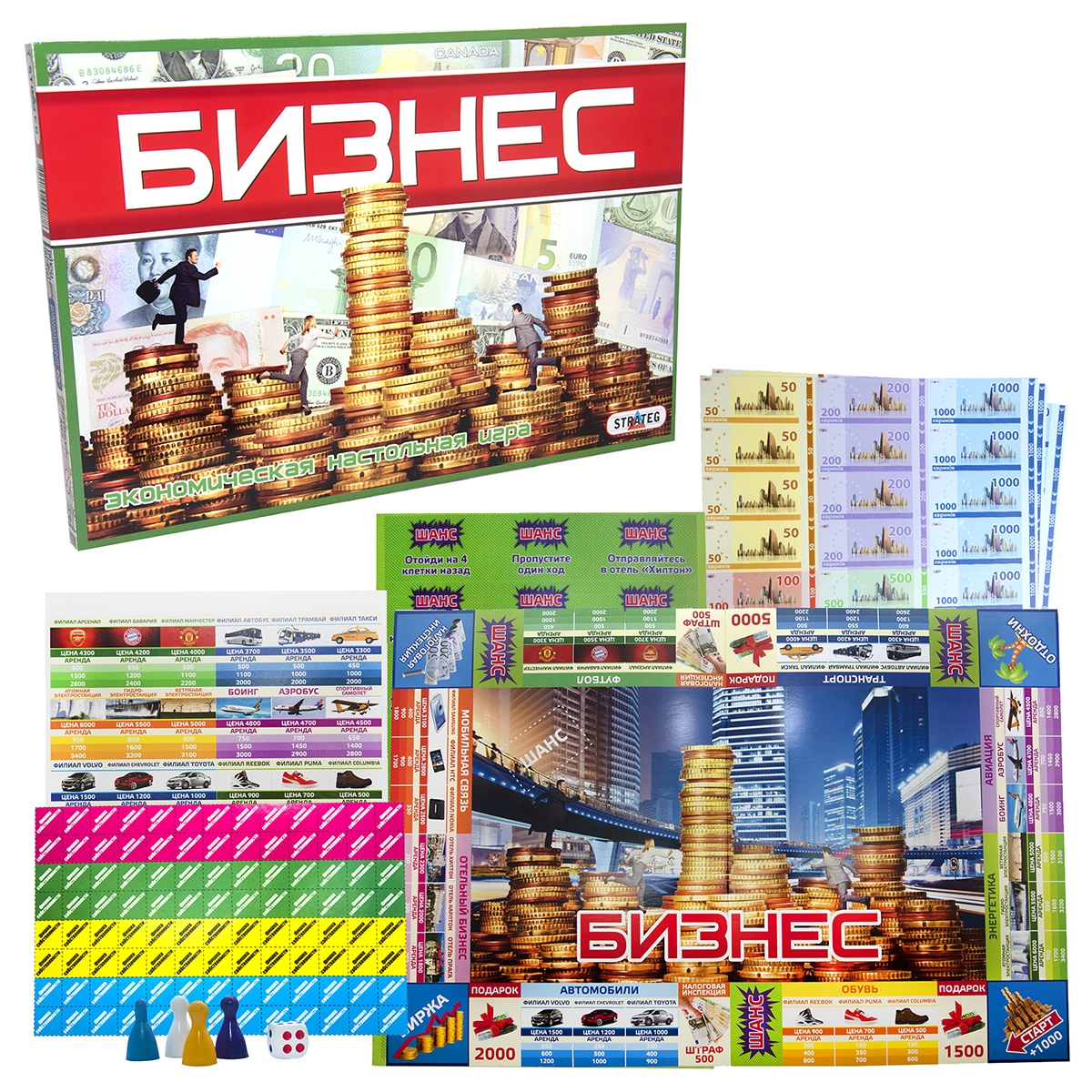 Настольная игра Бизнес на русском языке (362)