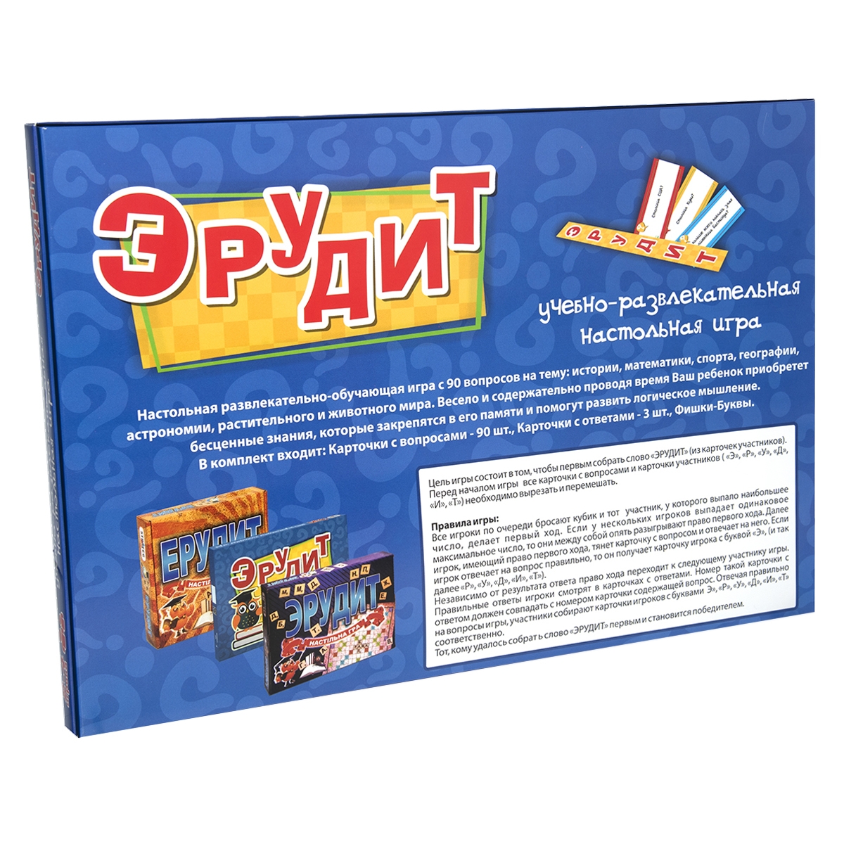 Настольная игра Strateg Эрудит на русском языке (30450)