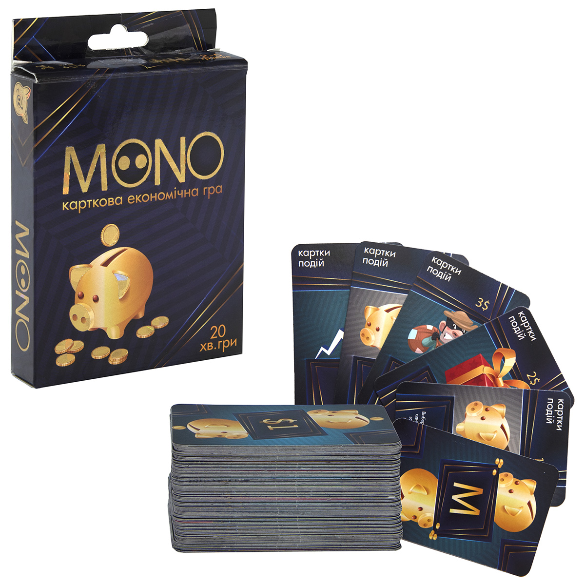 Карточная игра Strateg MONO на украинском языке (30569)