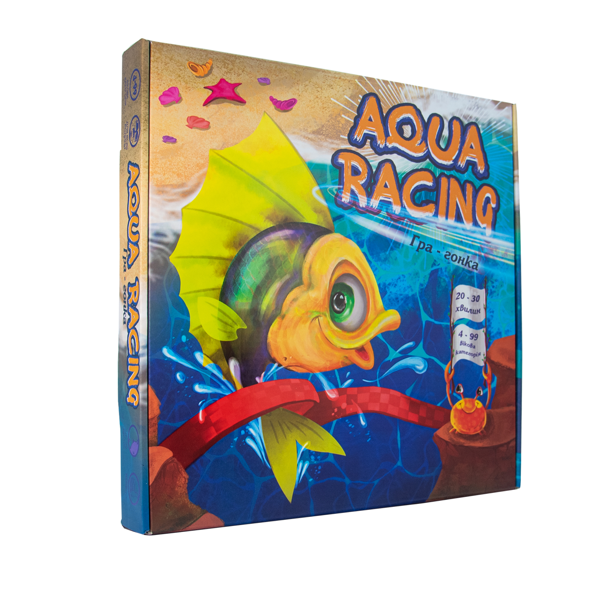 Настольная игра Strateg Aqua racing на украинском языке (30416)