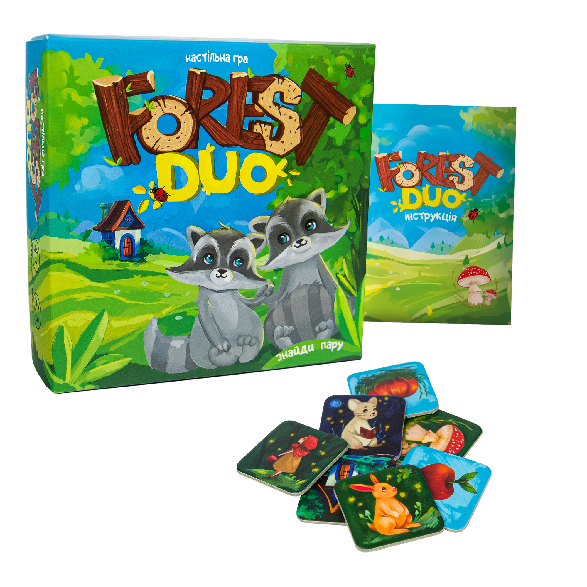 Настольная игра Strateg на украинском языке Forest Duo (30867)