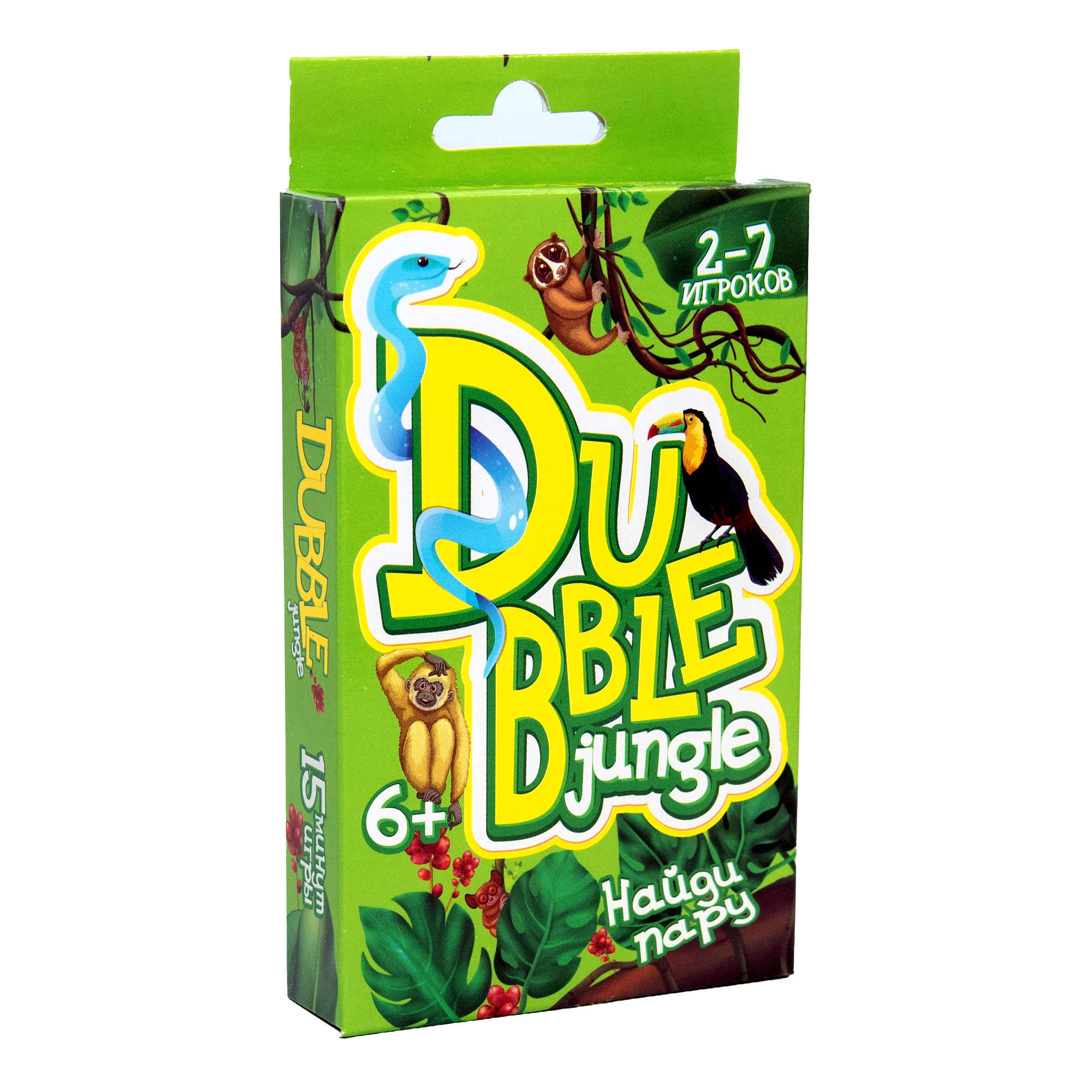 Настольная игра Strateg Dubble jungle на русском языке 30345