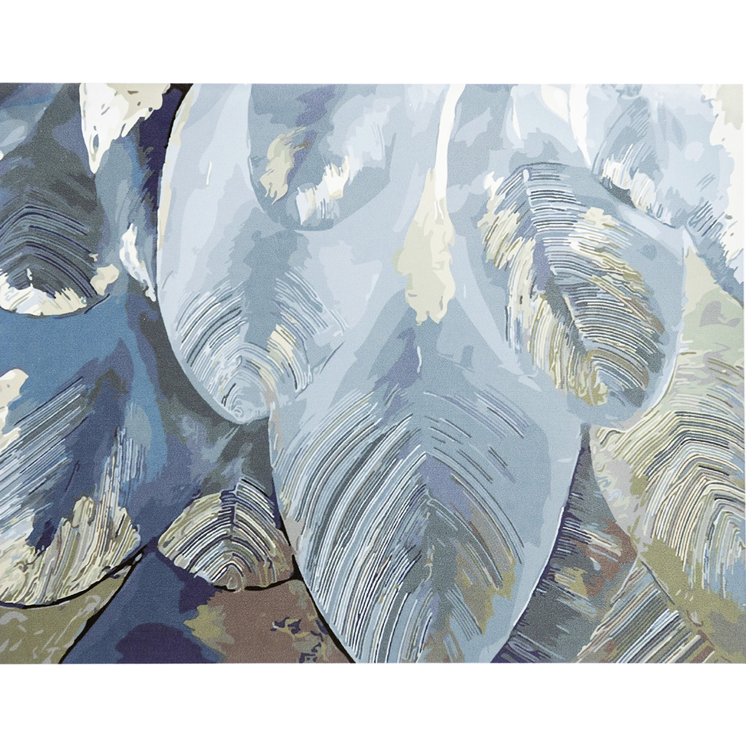 Painting by numbers SY6390 "Textures of feathers", size 40x50 cm