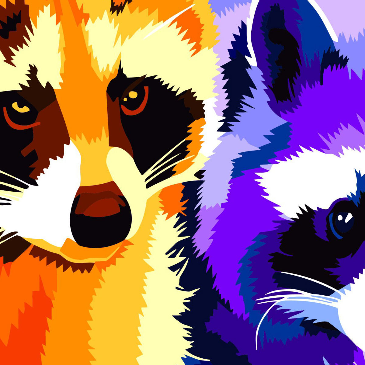 Картина за номерами Strateg Арт-єнотики з лаком розміром 40х50 см (SY6731)