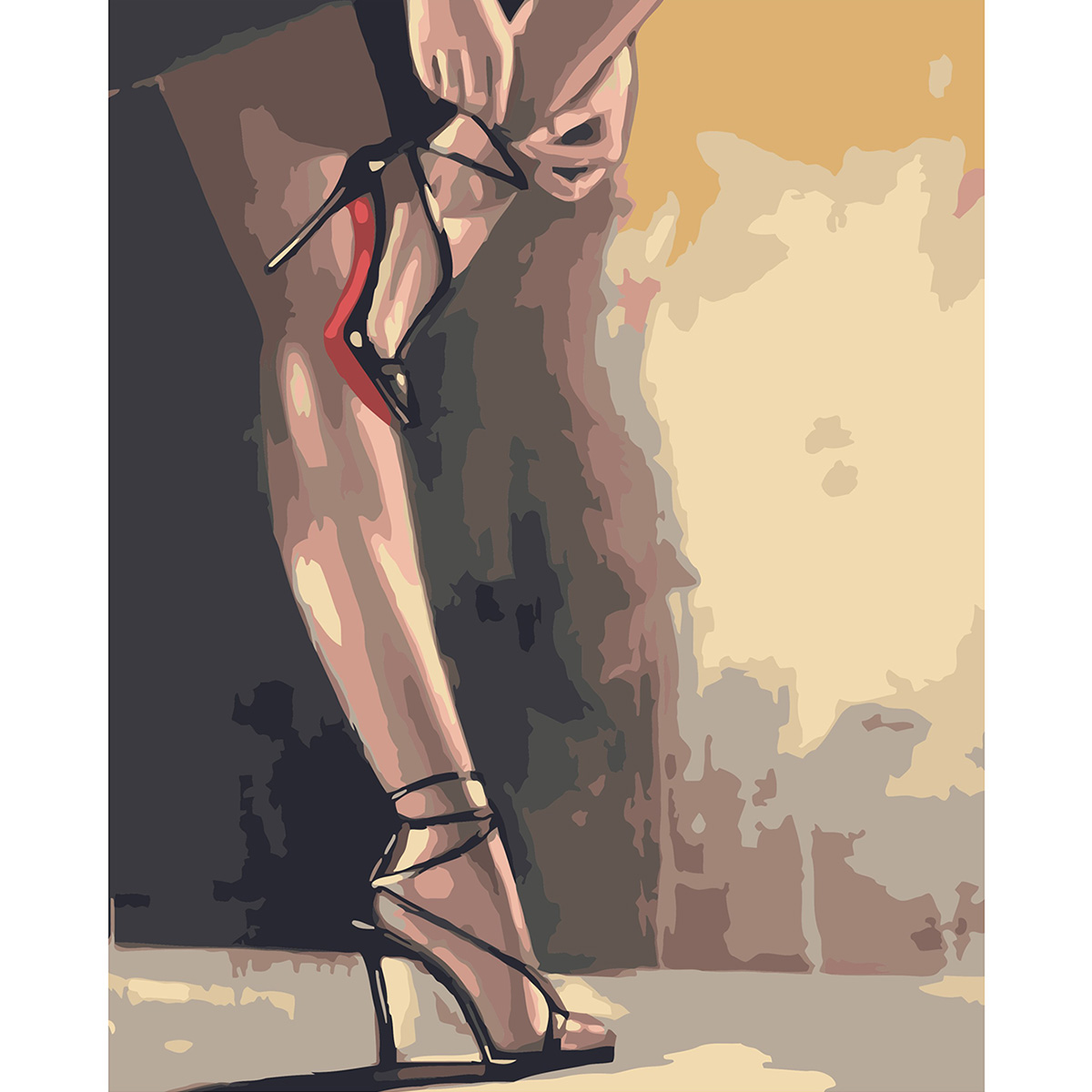 Картина за номерами Strateg На підборах розміром 40х50 см (DY259)