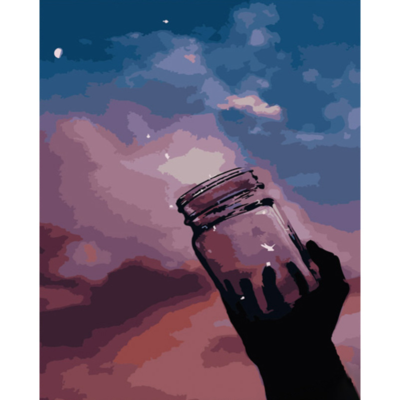 Картина за номерами Strateg Магія в руках розміром 40х50 см (GS786)