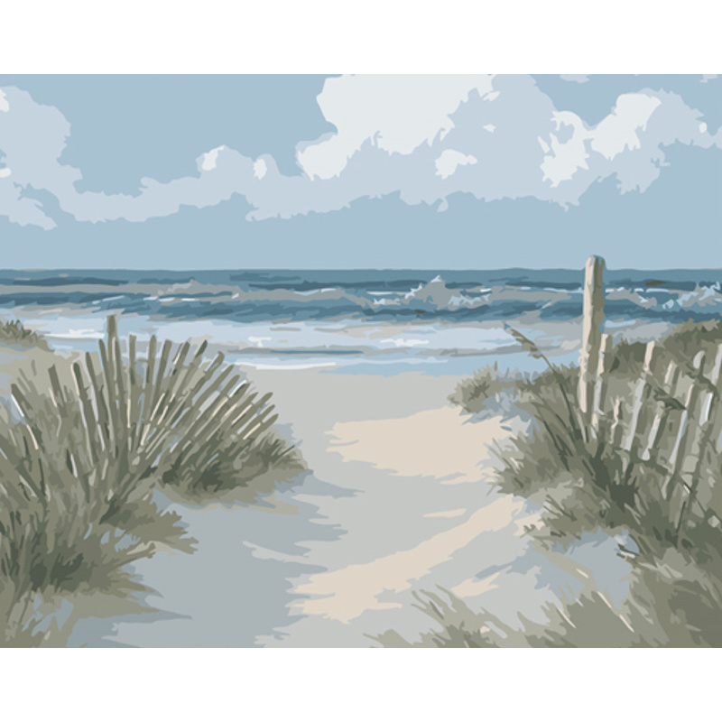 Картина за номерами Strateg Вихід до моря розміром 40х50 см (GS1054)