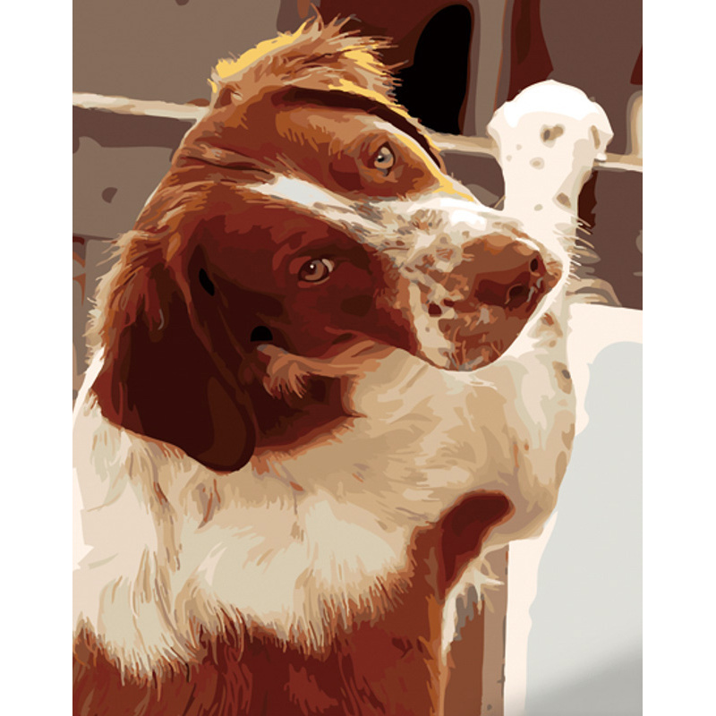 Картина за номерами Strateg Відданий погляд розміром 40х50 см (GS1115)