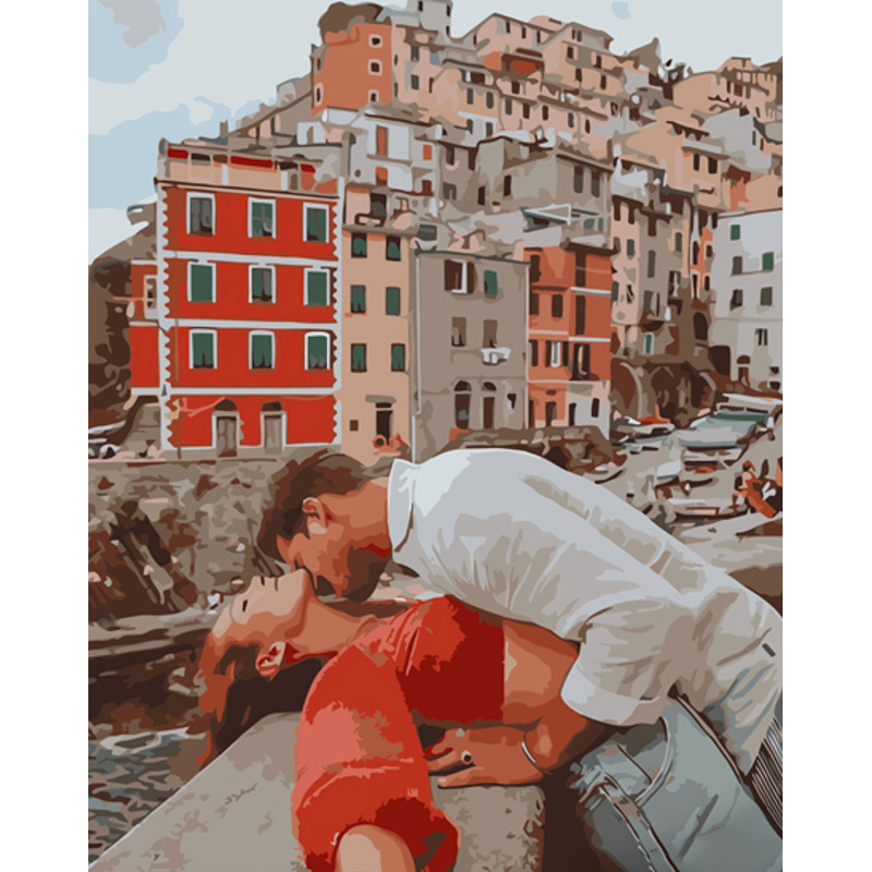 Картина за номерами Strateg Пристрастне кохання розміром 40х50 см (GS1298)