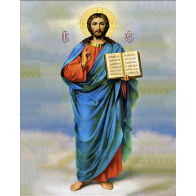 Алмазна мозаїка Strateg Вседержитель розміром 30х40 см (HEG86047)