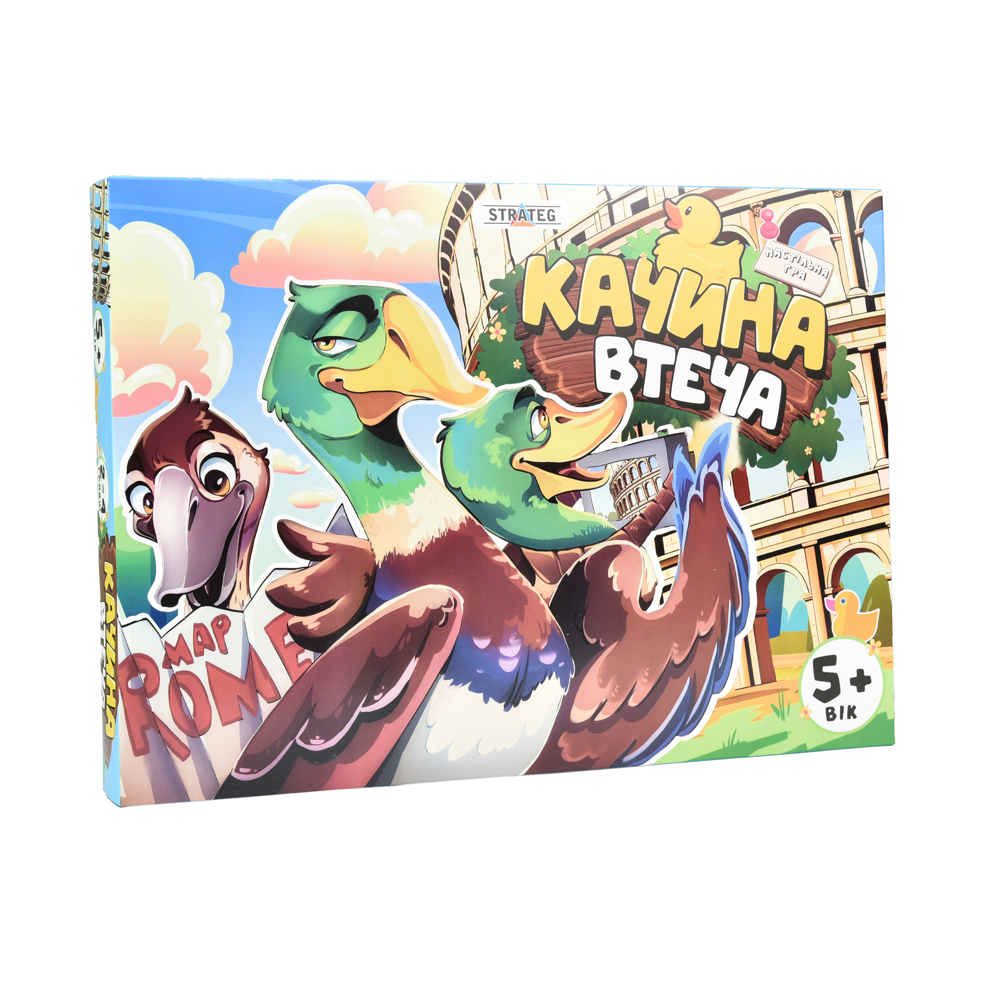 Настільна гра Strateg  Качина втеча українською мовою (30608)