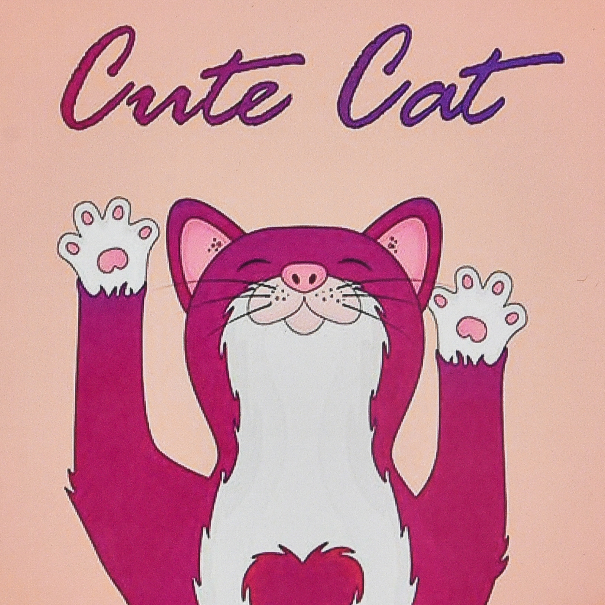 Алмазна мозаїка Strateg Милий котик розміром 30х30 см (HEE16329)