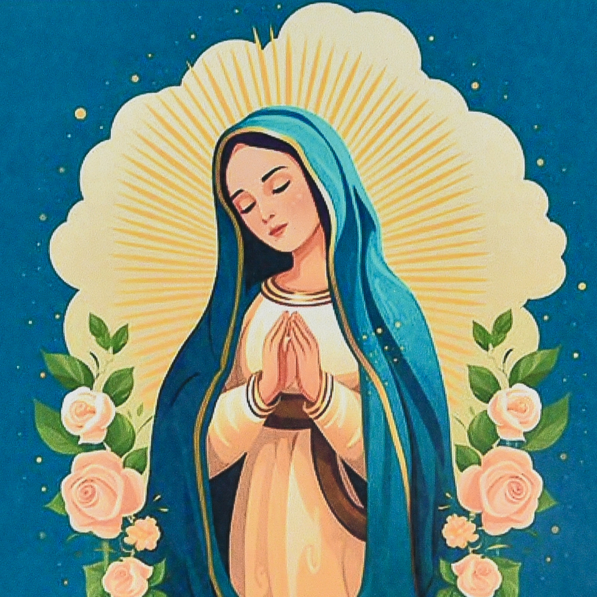 Алмазна мозаїка Strateg Цвітіння благодаті розміром 30х30 см (HEE16343)