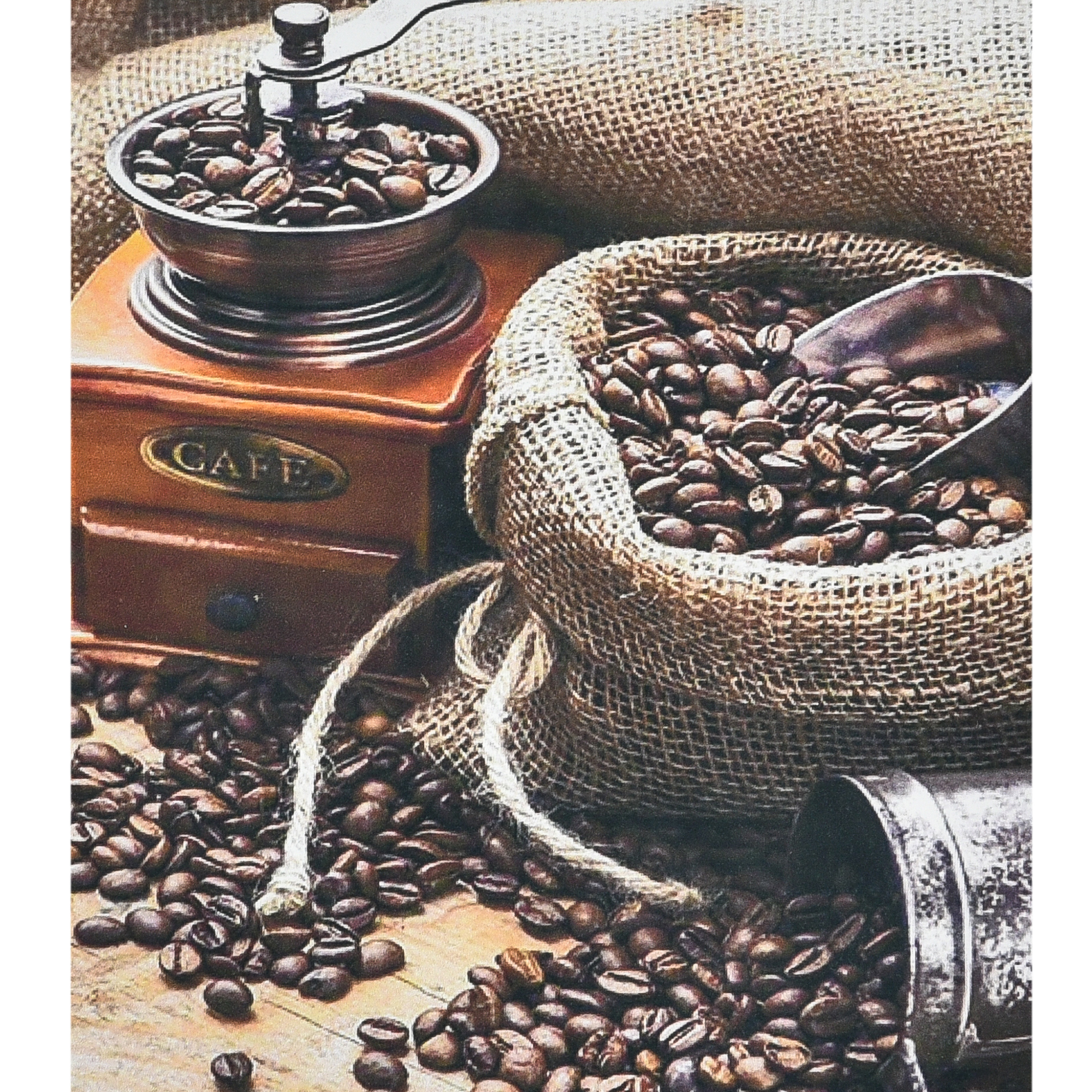 Алмазна мозаїка Strateg Тепло кави розміром 30х40 см (HEG87060)