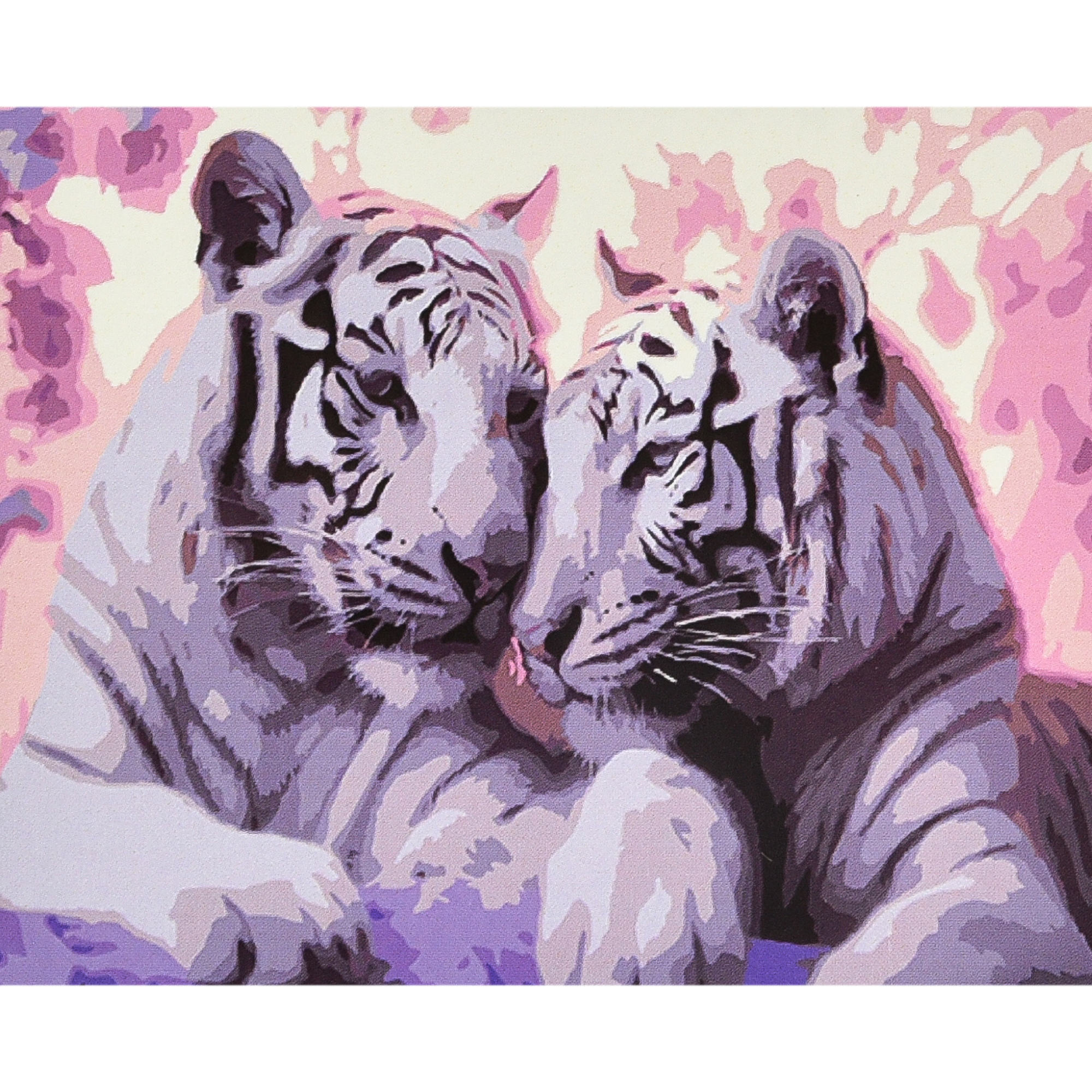 Картина за номерами Strateg Обійми диких душ з лаком та рівнем розміром 40х50 см (VA-4678)