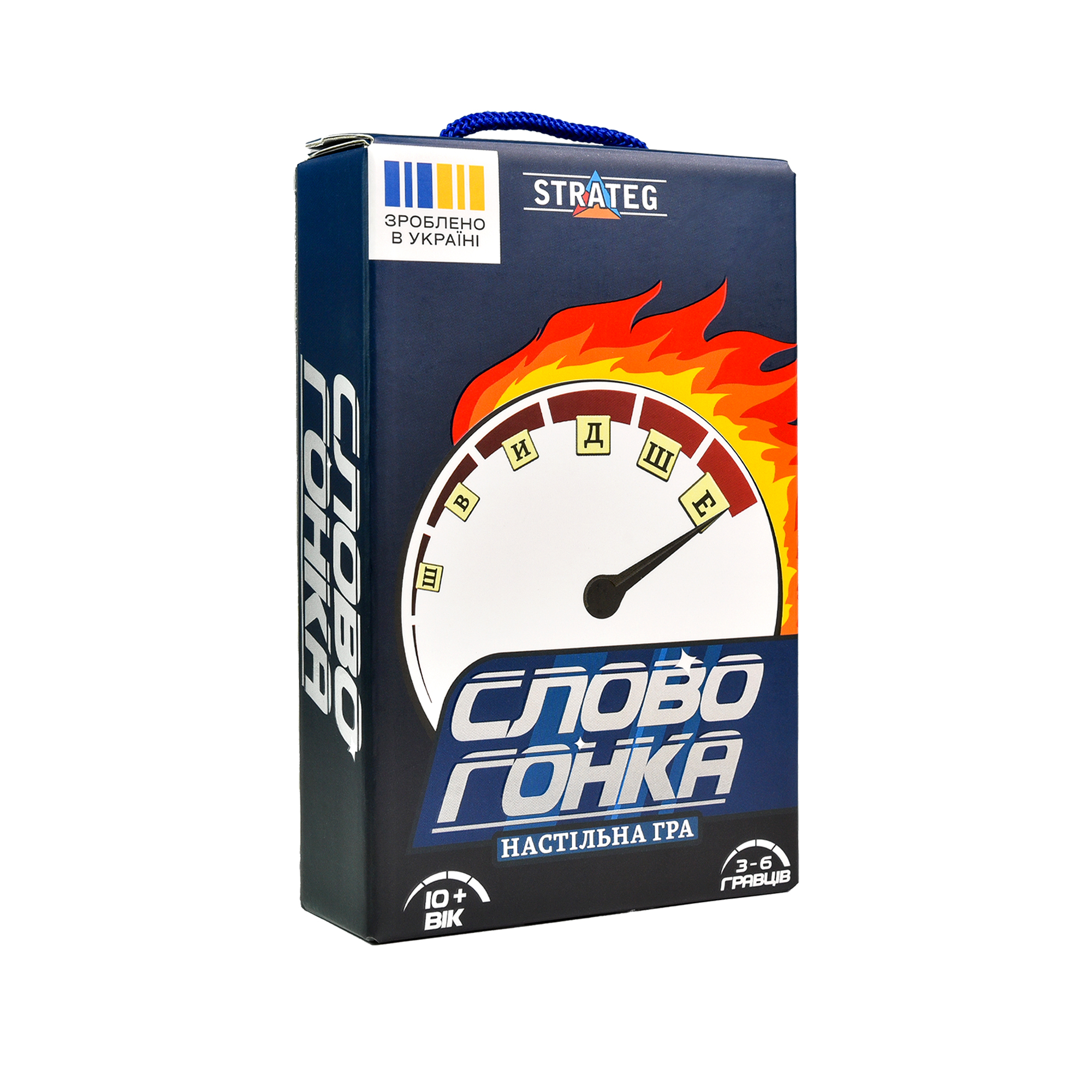 Настільна гра Strateg Словогонка українською мовою (30824)