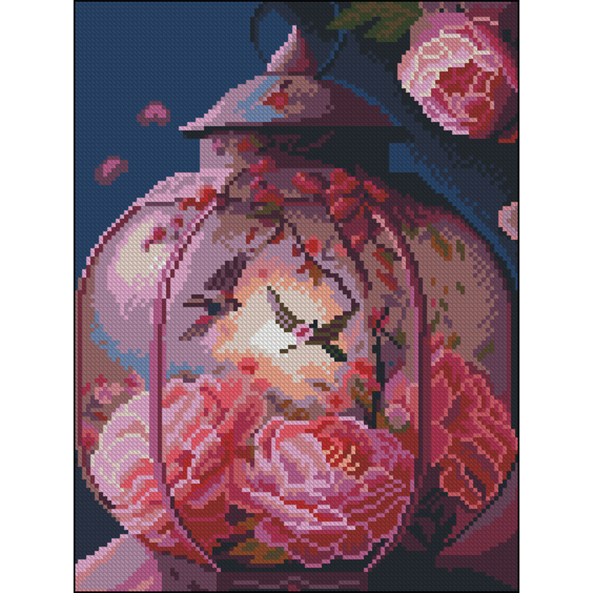 Алмазна мозаїка Strateg ПРЕМІУМ Таємниця без підрамника розміром 30х40 см (ZAV3040-3)