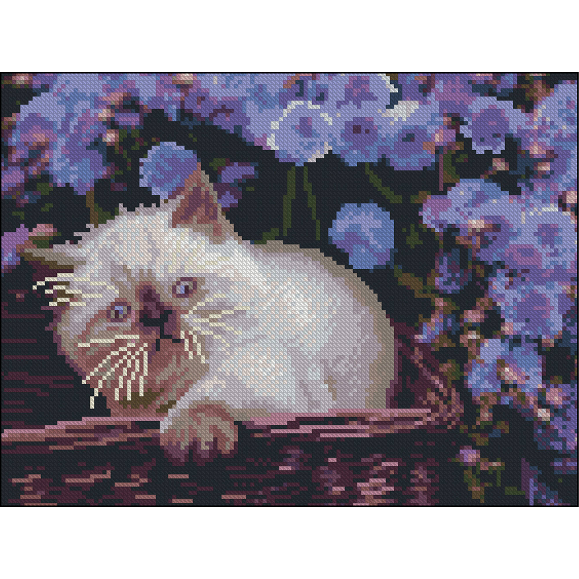 Алмазна мозаїка Strateg ПРЕМІУМ Кошеня без підрамника розміром 30х40 см (ZAV3040-23)