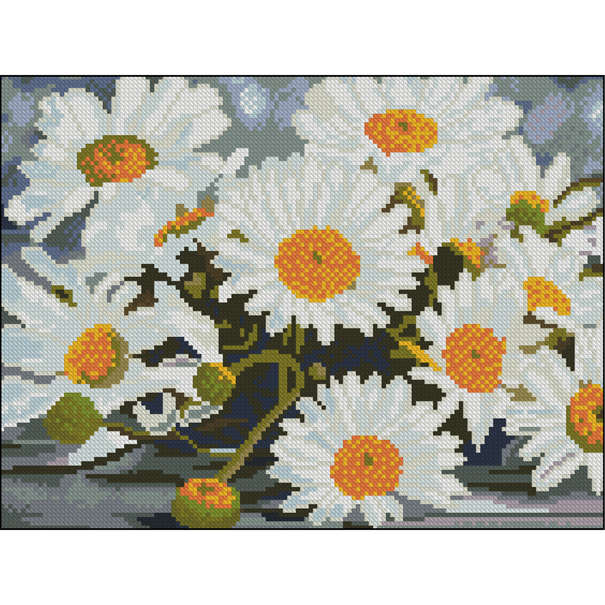 Алмазна мозаїка Strateg ПРЕМІУМ Приємність без підрамника розміром 30х40 см (ZAV3040-28)