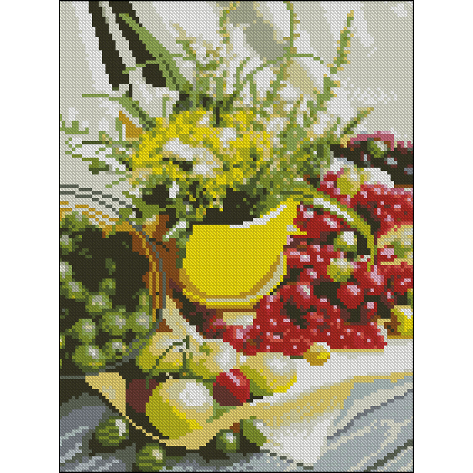 Алмазна мозаїка Strateg ПРЕМІУМ Чарівна композиція без підрамника розміром 30х40 см (ZAV3040-54)