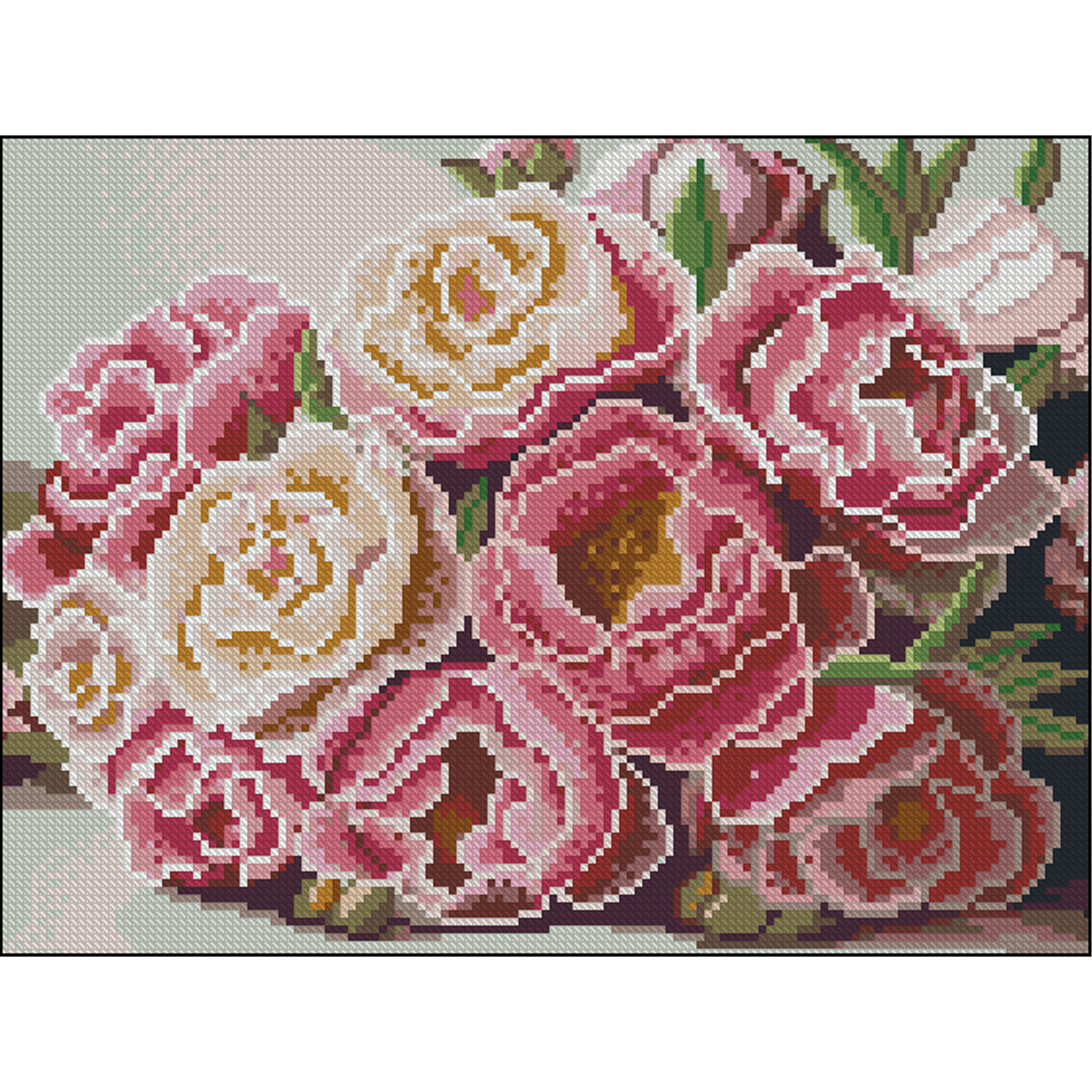 Алмазна мозаїка Strateg ПРЕМІУМ Сюрприз без підрамника розміром 30х40 см (ZAV3040-47)