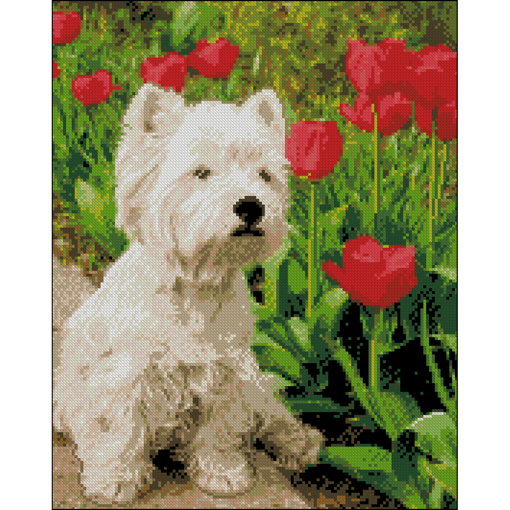 Алмазна мозаїка Strateg ПРЕМІУМ На прогулянці без підрамника розміром 40х50 см (ZAV4050-30)