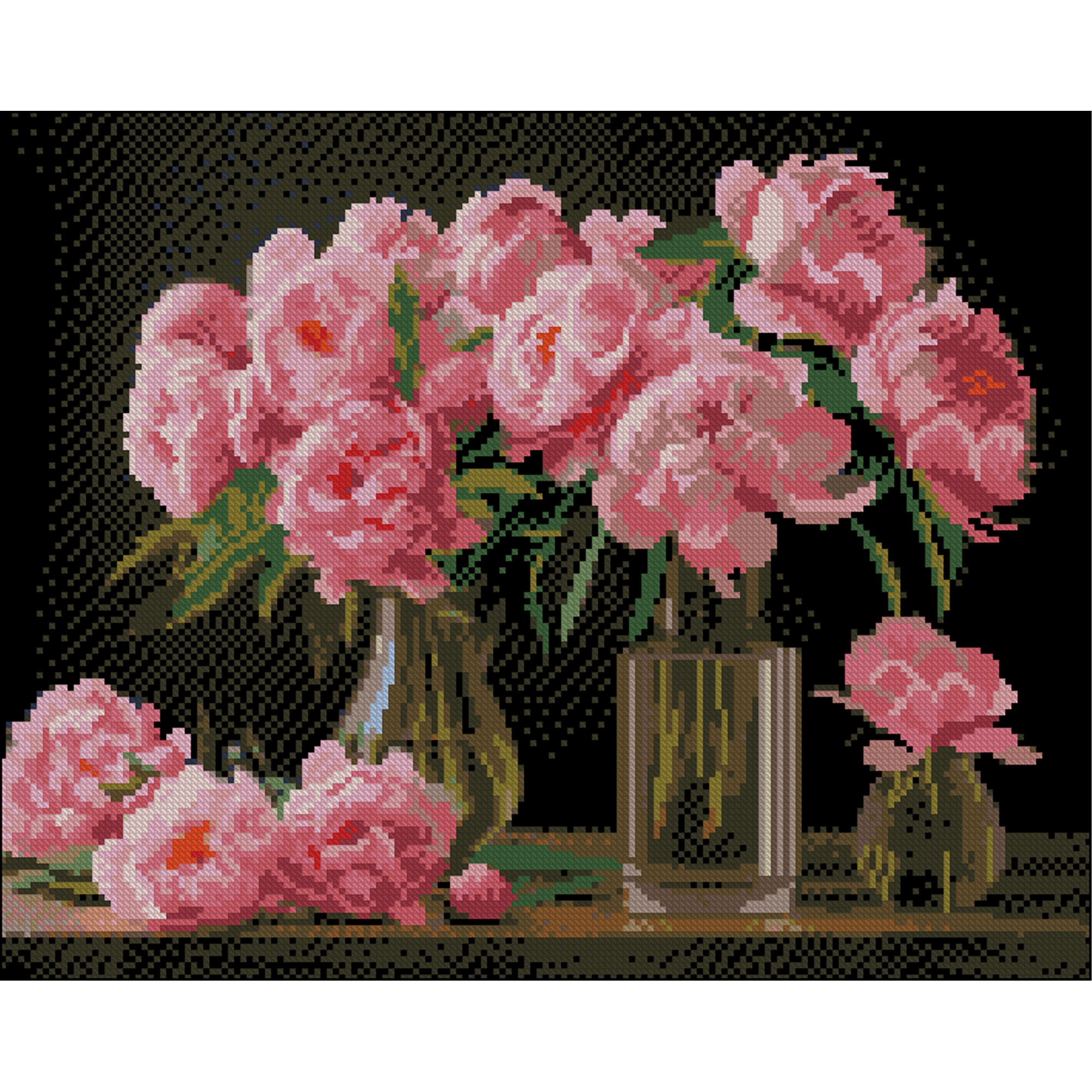 Алмазна мозаїка Strateg ПРЕМІУМ Краса в деталях без підрамника розміром 40х50 см (ZAV4050-36)