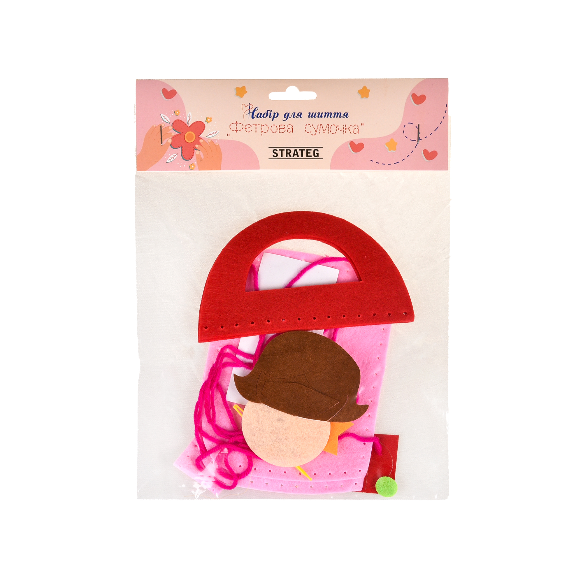 Набір для шиття Strateg Фетрова сумочка: Друзі (31031)