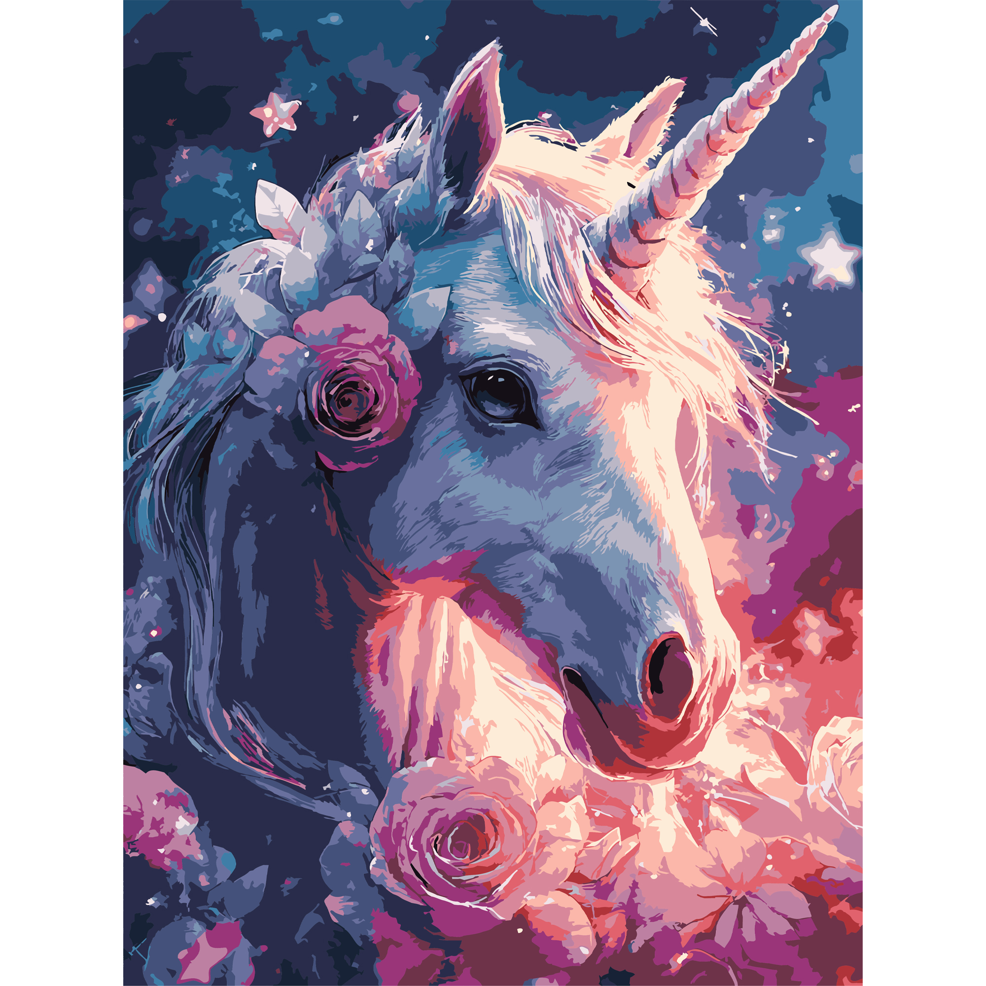 Painting by numbers Strateg Fairy unicorn  30Х40 (SS-1279)